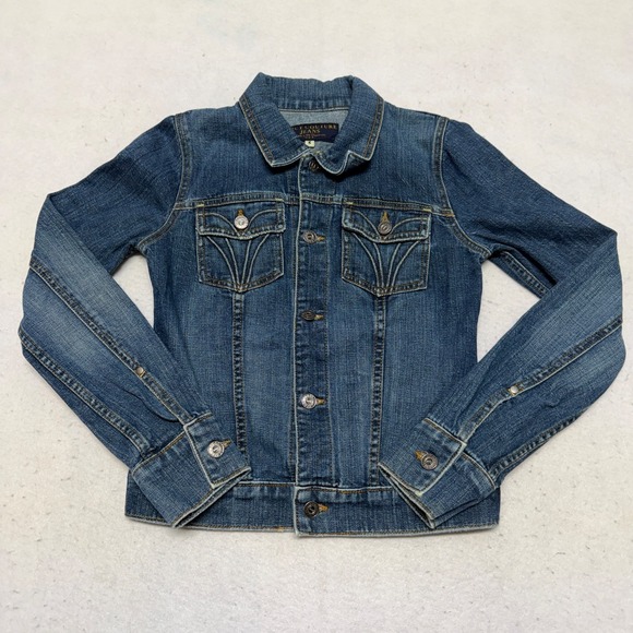 Juicy Couture Jackets & Blazers - Juicy Couture Jeans Glamorous USA Women's Denim Heart Moto Jacket Y2K Size Small